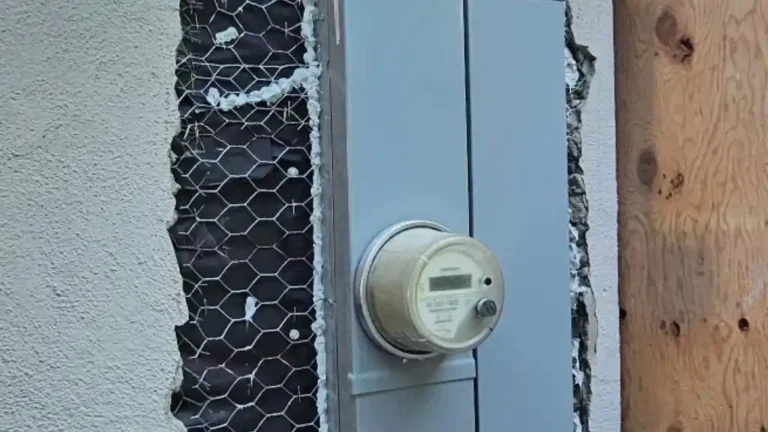 Stucco Electrical Box Patching